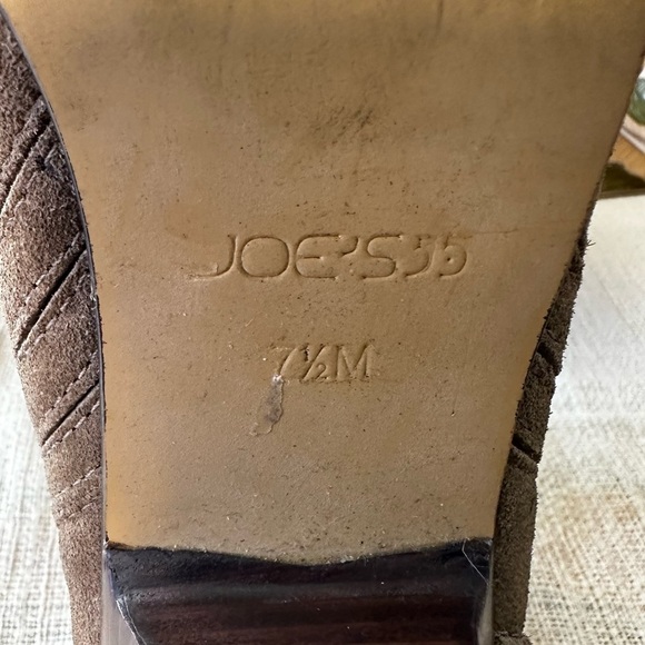 Joe’s Jeans Suede Booties sz 7.5 - Picture 3 of 7